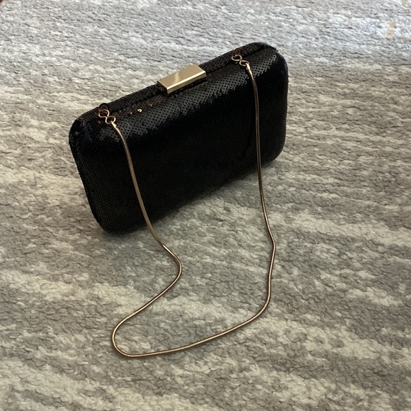 Jcrew black sequin clutch - Picture 2 of 3